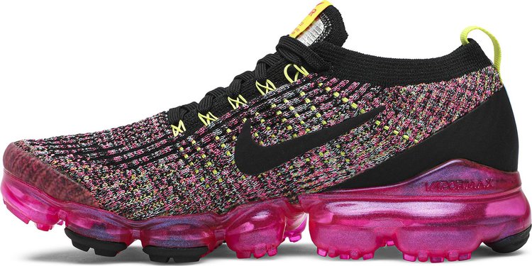 Nike air vapormax flyknit 3 pink and on sale black