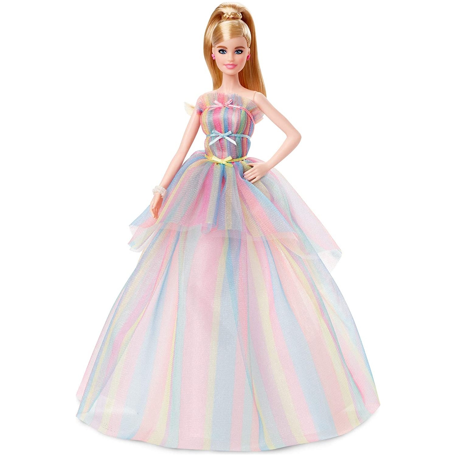 Кукла Barbie Birthday Princess GHT42 кукла barbie gdm49