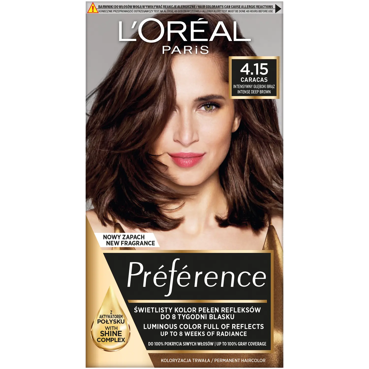 

L'Oréal Paris Récital Préférence краска для волос М1 4.15 темно-каштановый, 1 упаковка