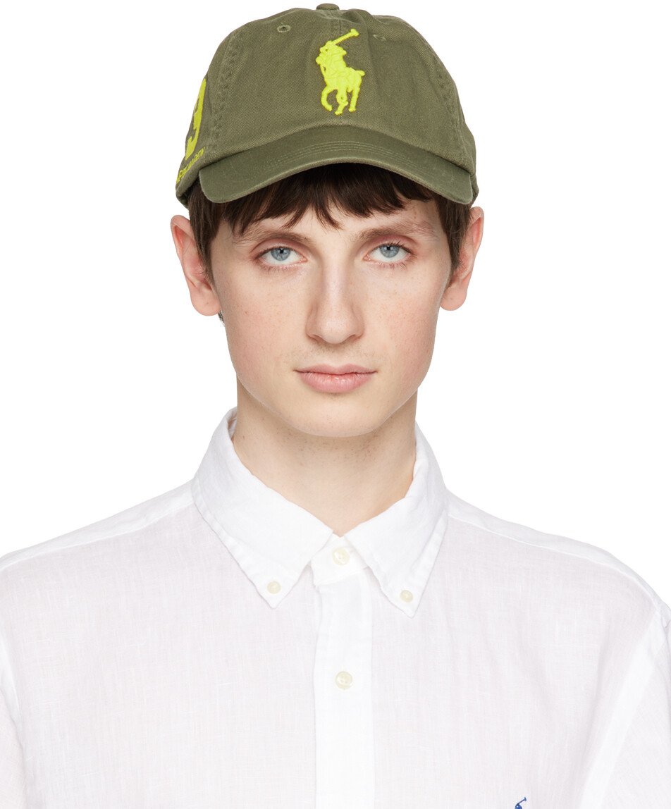 

Зеленая кепка с большим пони Polo Ralph Lauren