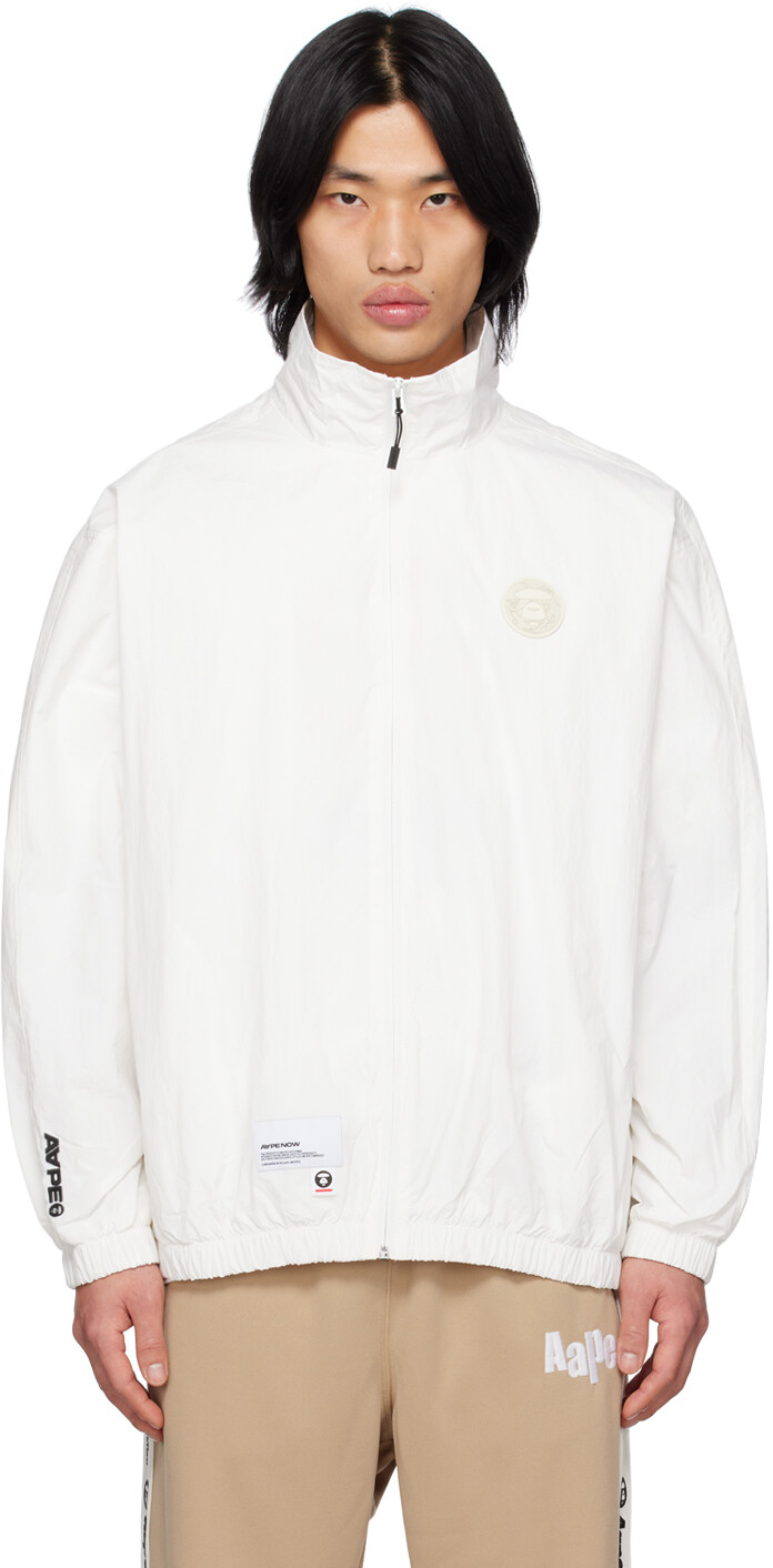

Белый жакет с вышивкой AAPE by A Bathing Ape