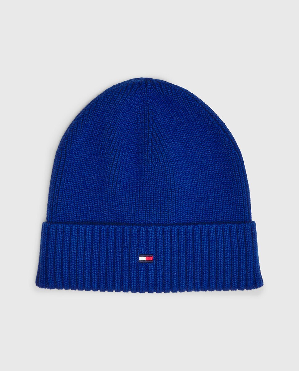 

Вязаная шапка для мальчика с флажком Tommy Hilfiger, синий
