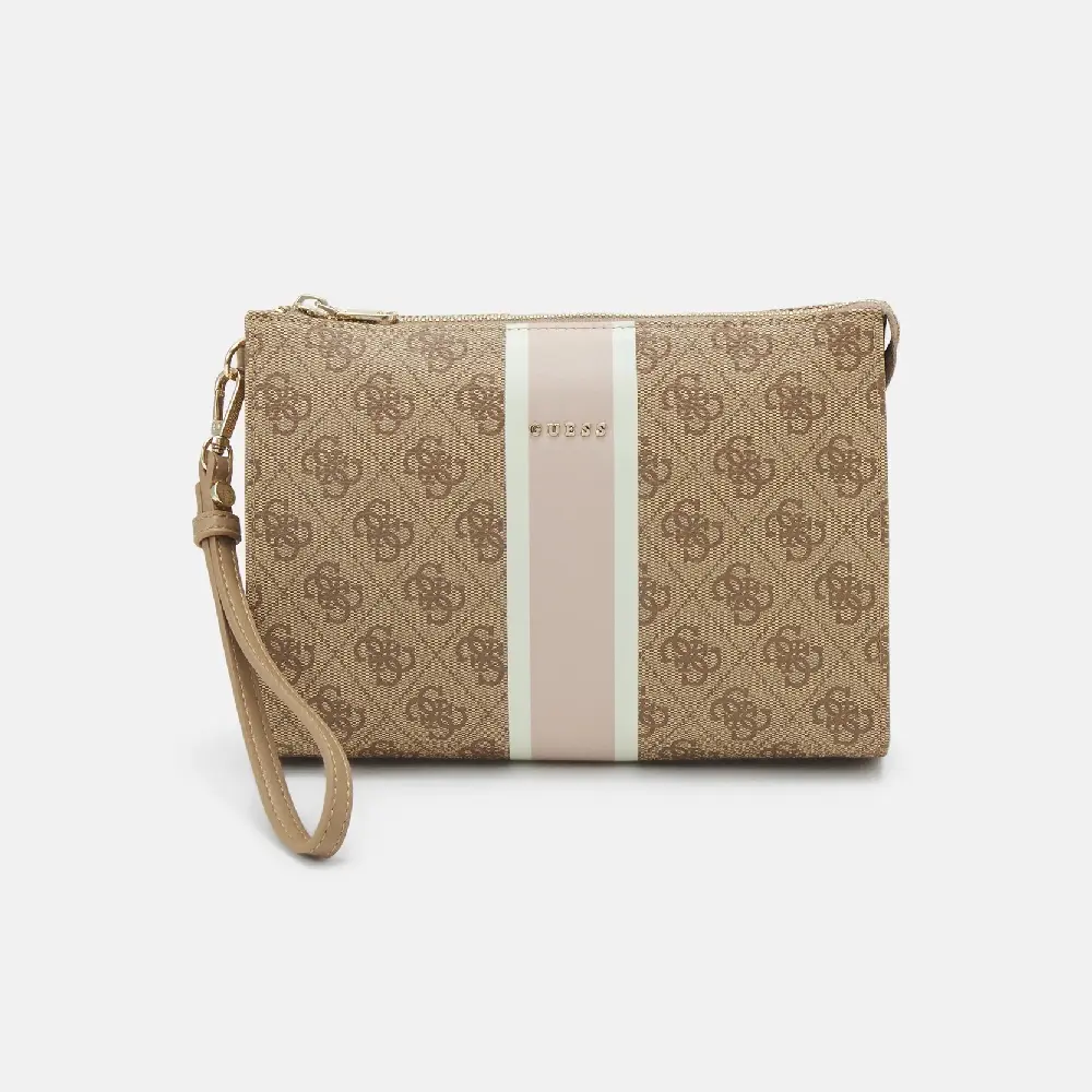 

Клатч Guess Pouch, бежевый