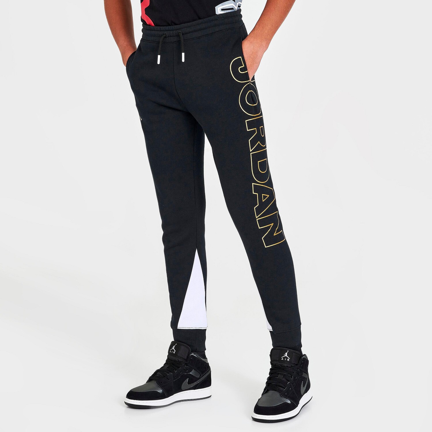 

Детские флисовые джоггеры Jordan Holiday Shine, черный