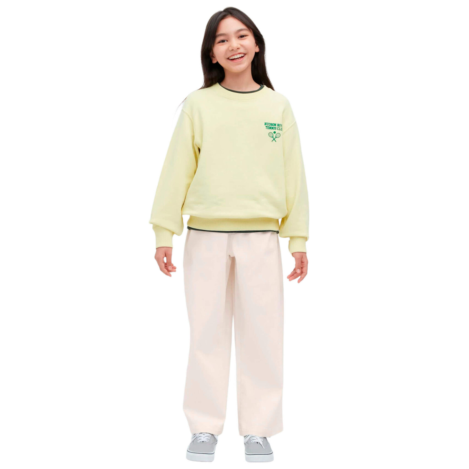 

Джинсы Uniqlo Girls Baggy Colour, белый