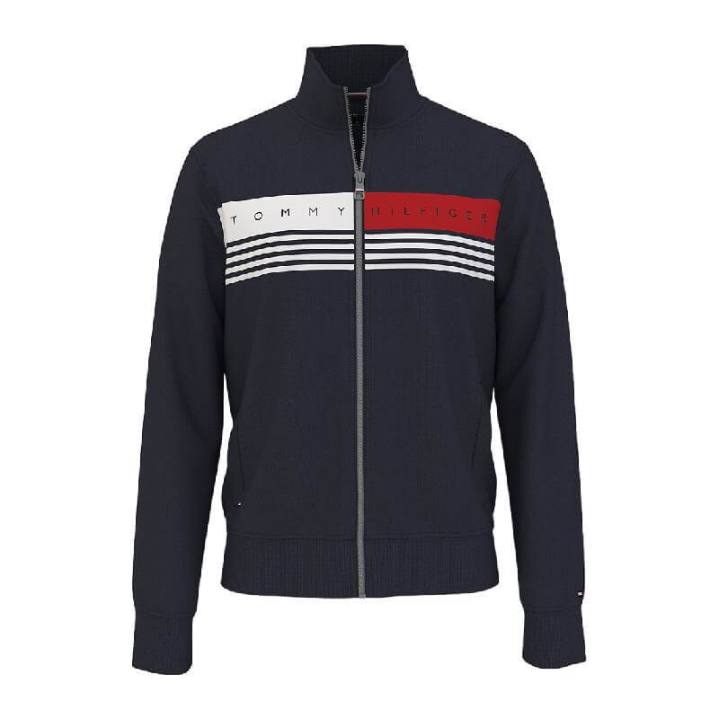 

Толстовка Tommy Hilfiger Stripe Zip, темно-синий