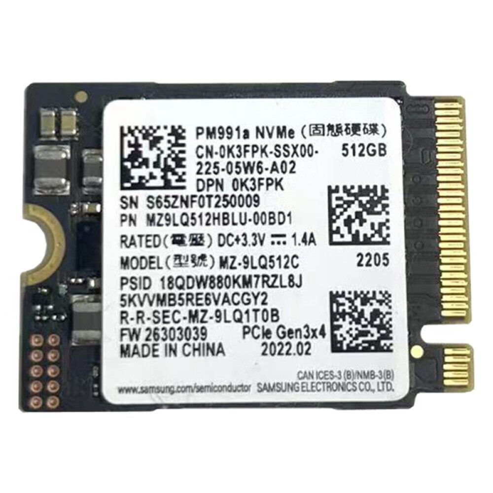 

Жесткий диск Dell для настольных ПК 512G