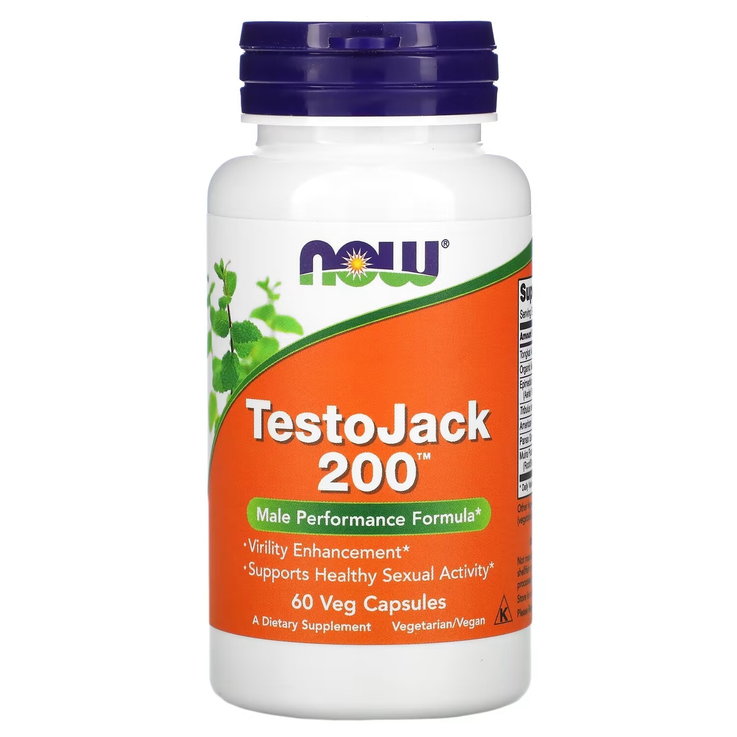 

Тестостерон NOW Foods TestoJack 200, 60 вегетарианских капсул