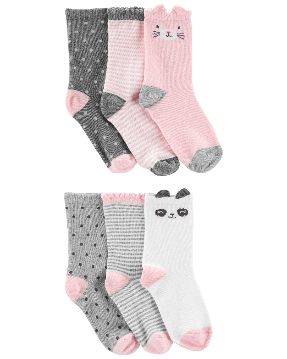 

Детские носки Critter (6 пар) Carter's, мультиколор