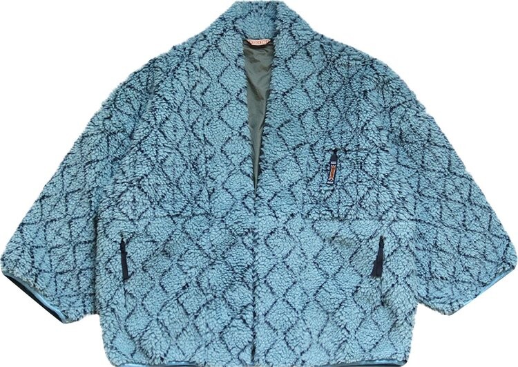 

Куртка Kapital Do-Gi Sashiko BOA Fleece Kesa Jacket 'Blue', синий