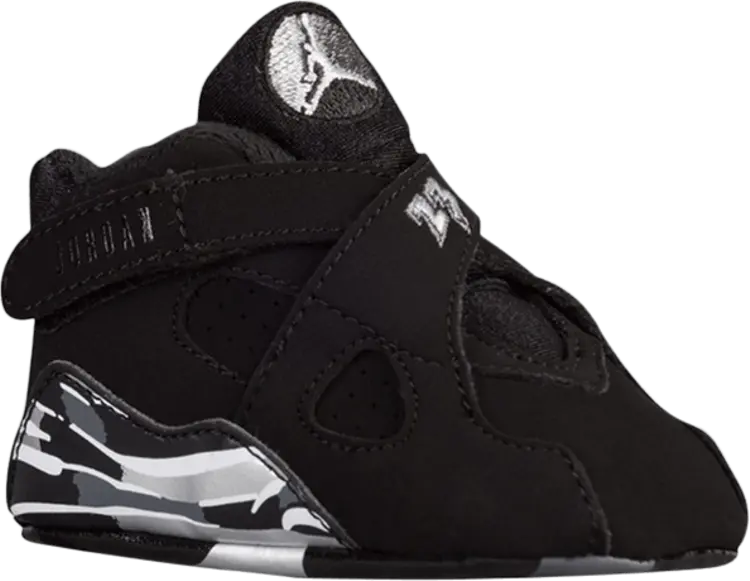 

Кроссовки Air Jordan 8 Retro Infant Chrome Gift Pack, черный