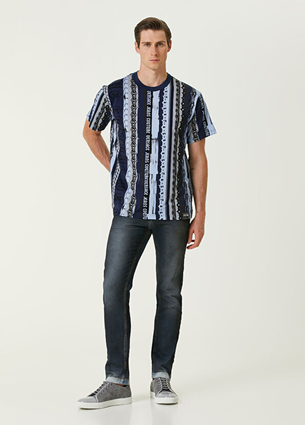 

Джинсы узкого кроя Versace Jeans Couture, индиго