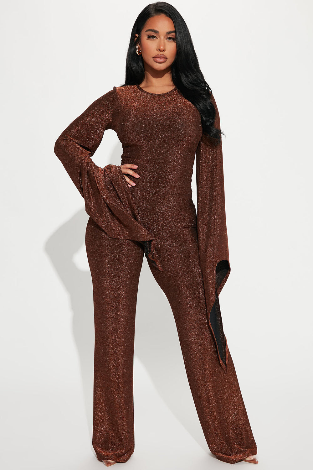 

Брюки Fashion Nova ZAP2931N, золотой