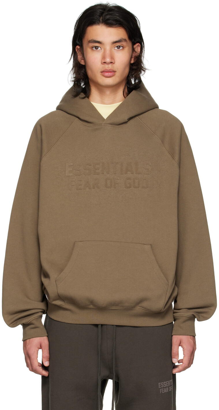 

Коричневый худи реглан Essentials