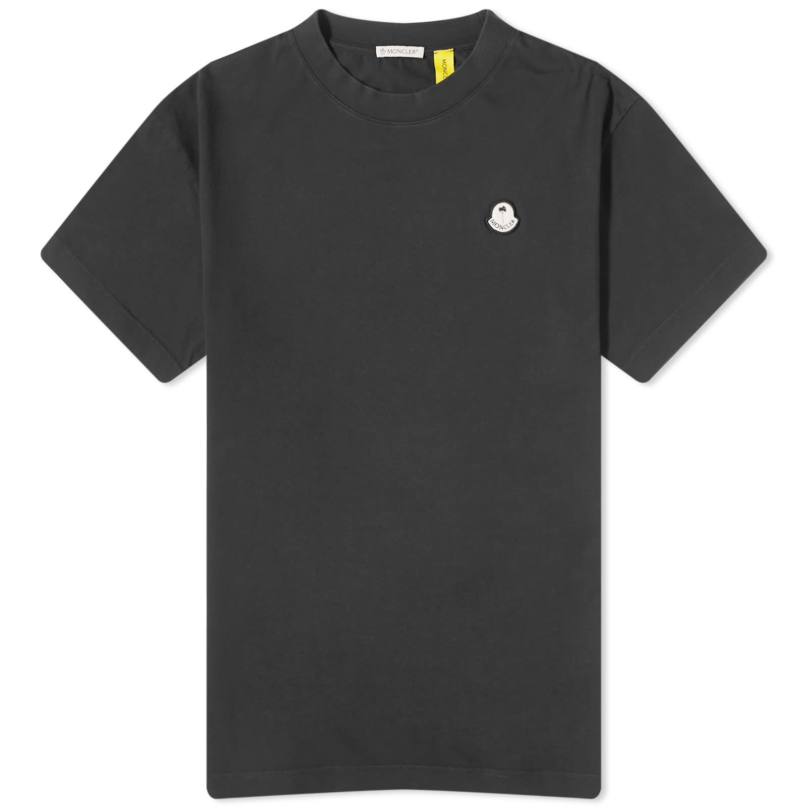 Футболка Moncler Genius X Palm Angels, черный рубашка поло с логотипом moncler x palm angels moncler genius темно синий