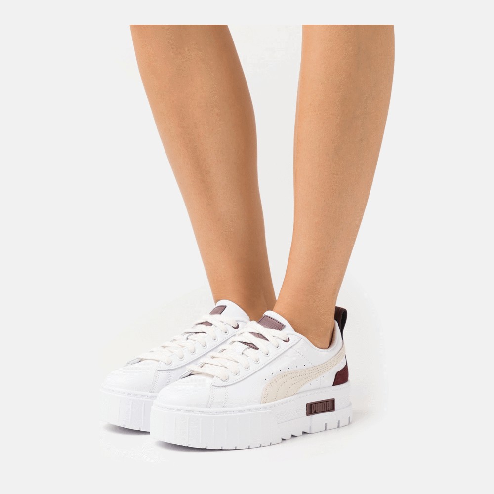 Кроссовки Puma Mayze Luxe , white/dusty plum - фото