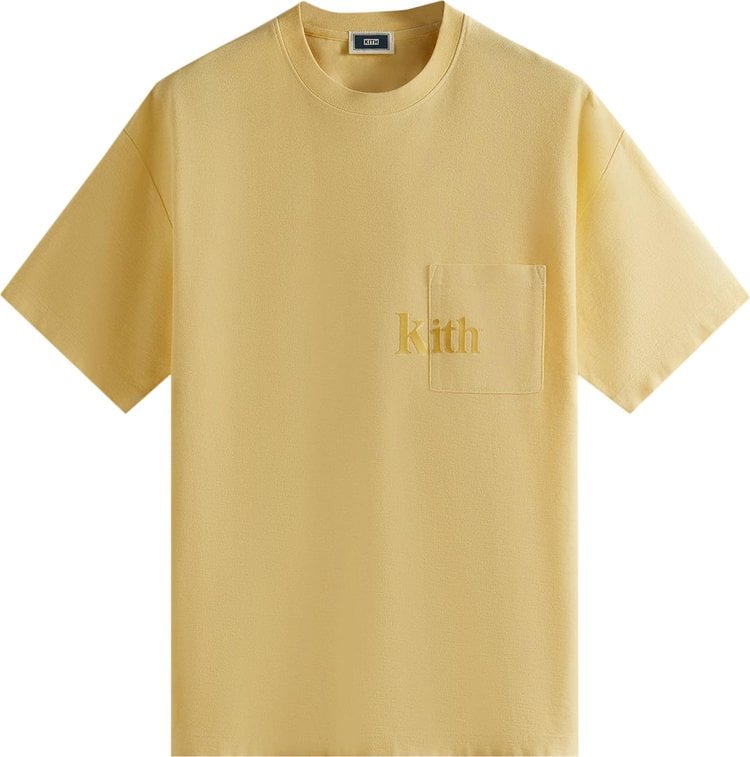 Футболка Kith Quinn Tee 'Ray', желтый - фото