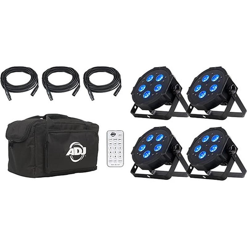 

Светодиодная линейная лента American DJ Mega Flat Hex Pak с 4x Mega Hex Par RGBWA