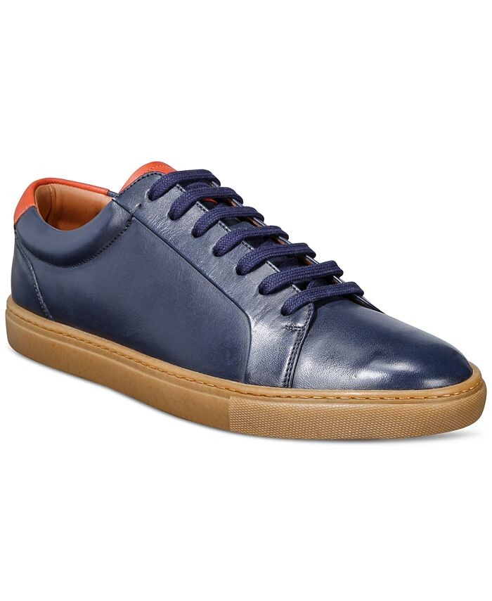 

Мужские низкие кроссовки из кожи Udamou Ted Baker, синий