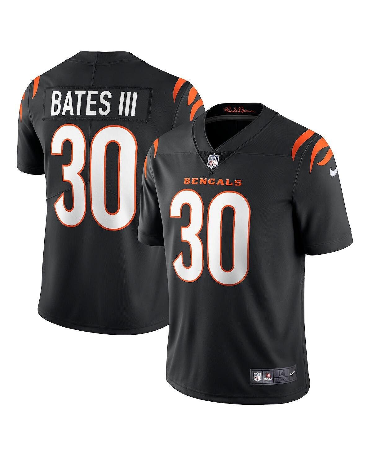 Мужская футболка jessie bates iii black cincinnati bengals vapor limited jersey Nike, черный