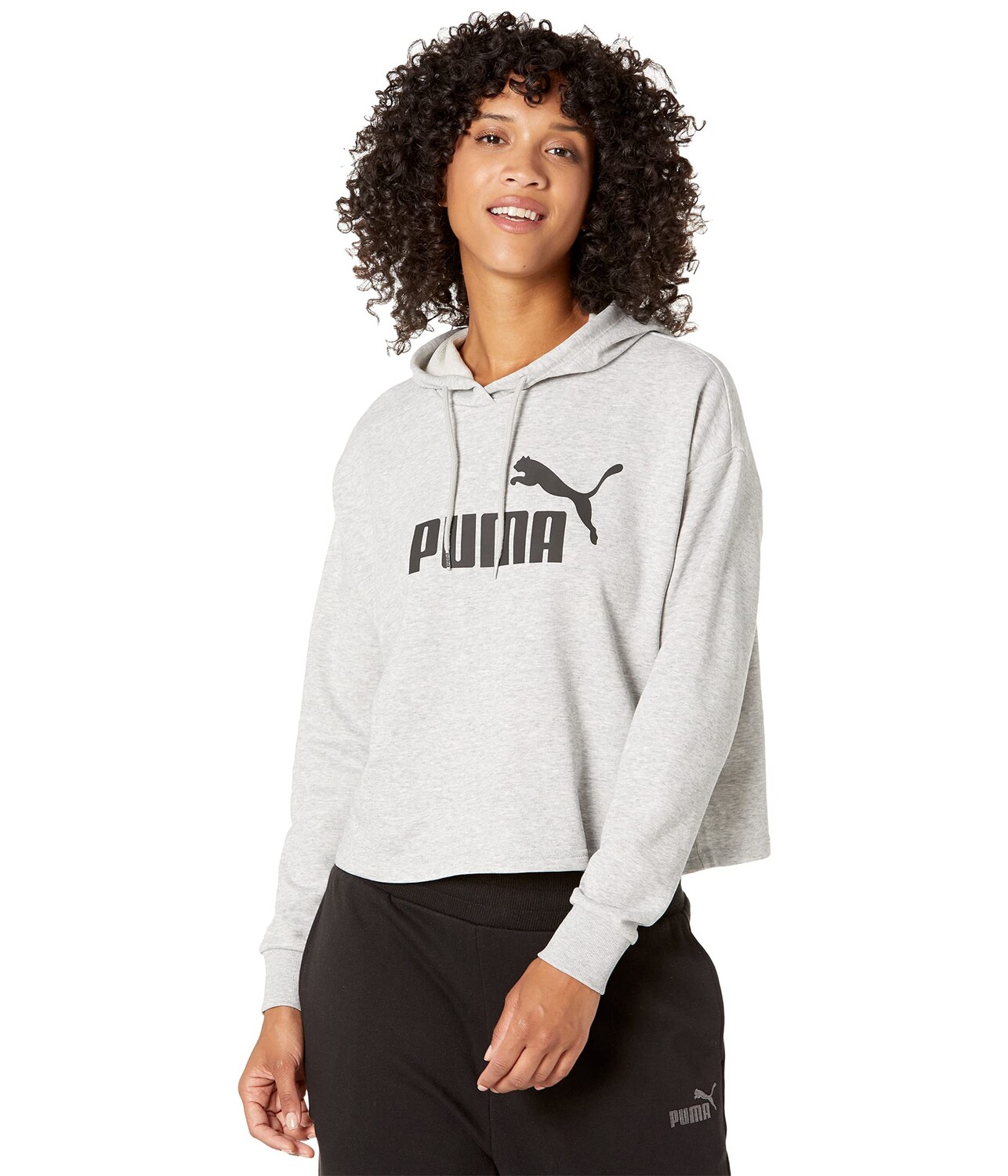 

Худи PUMA, Essentials Cropped Logo Hoodie Terry Fleece