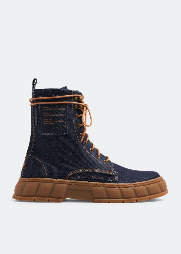 

Ботинки VIRON 1992 Upcycled denim boots, синий