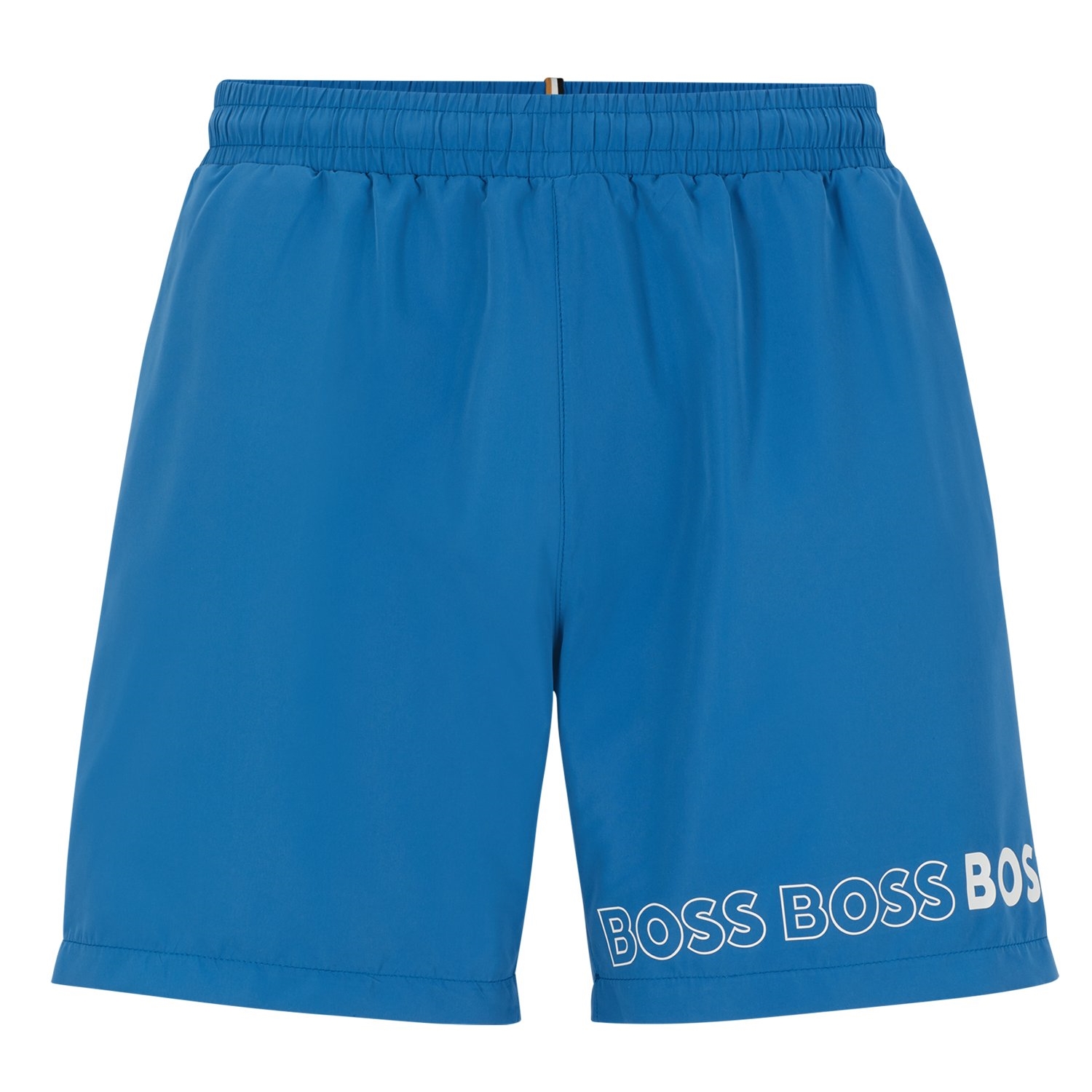 Купальные шорты Hugo Boss With Repeat Logos, синий купальные шорты hugo boss with repeat logos темно серый
