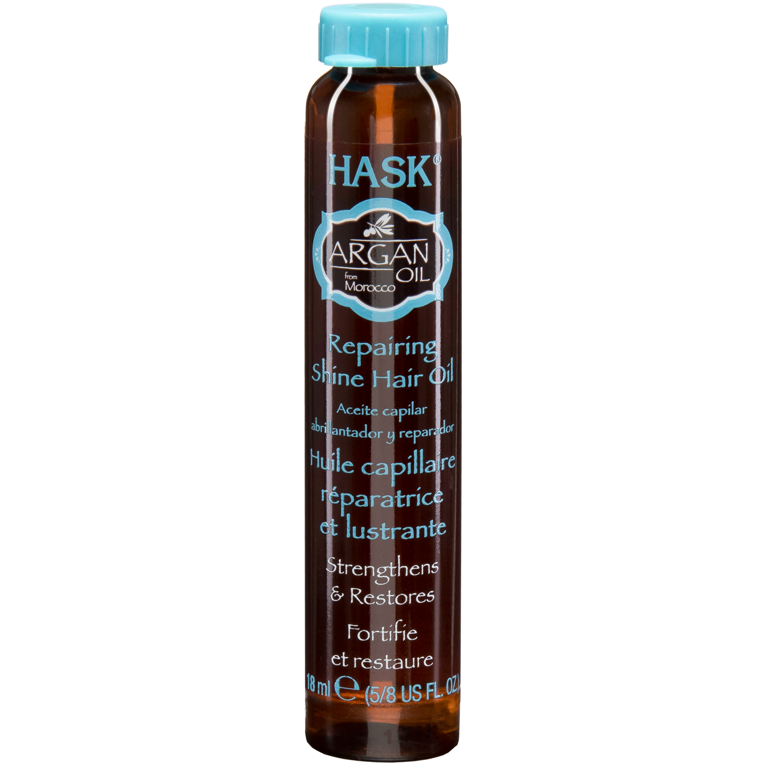 Hask Argan Oil увлажняющее и разглаживающее масло для волос, 18 мл