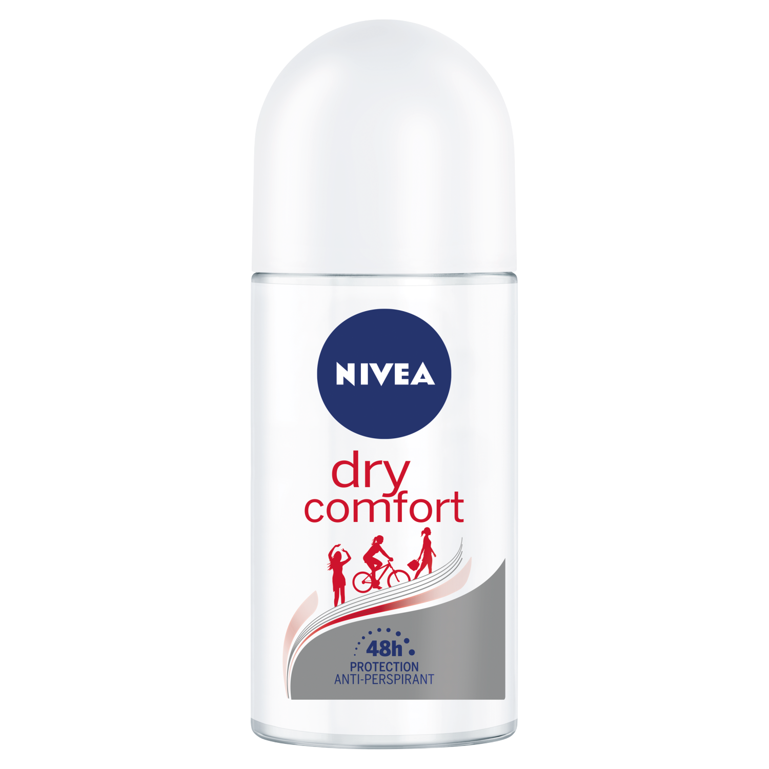 Nivea Dry Comfort Plus 48h женский шариковый антиперспирант, 50 мл - фото