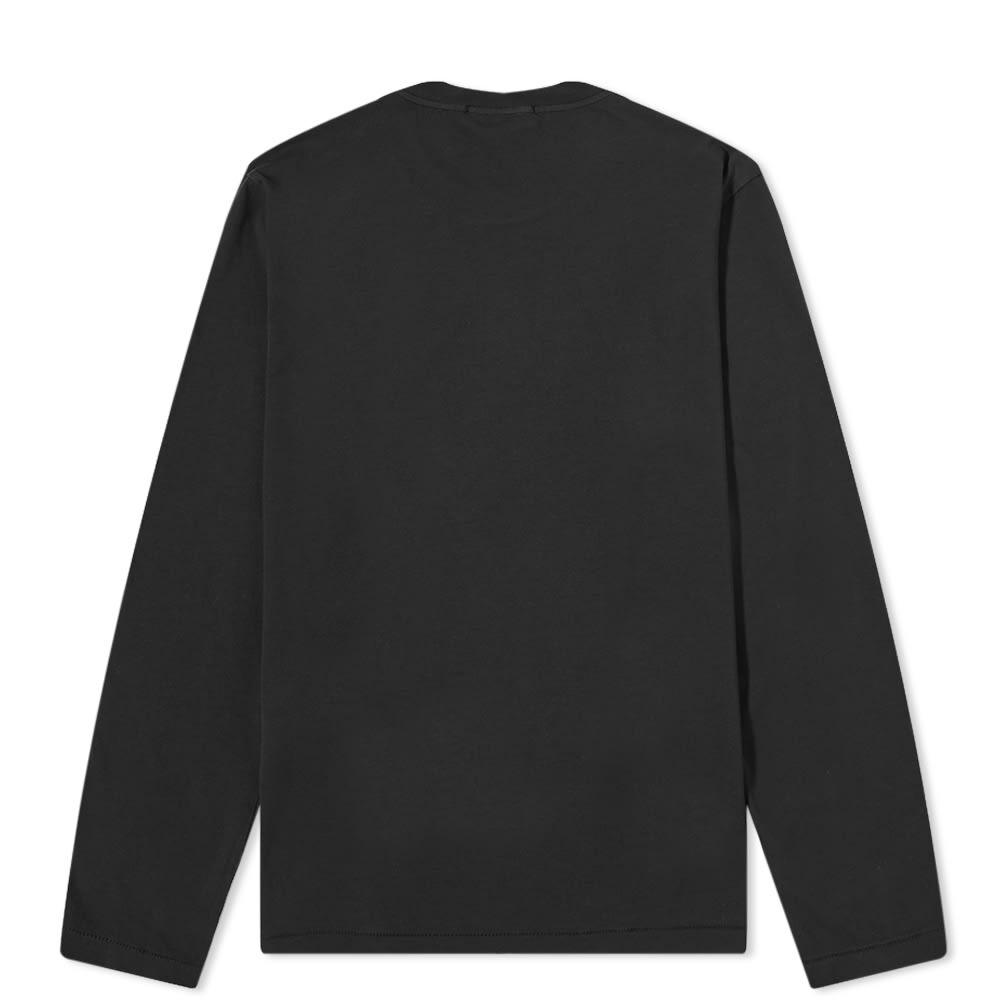 

Футболка Stone Island Junior Long Sleeve Patch Logo Tee, Черный