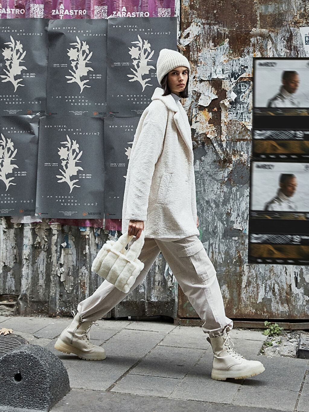 

Прямые женские брюки стандартного кроя LCW Casual, Серый