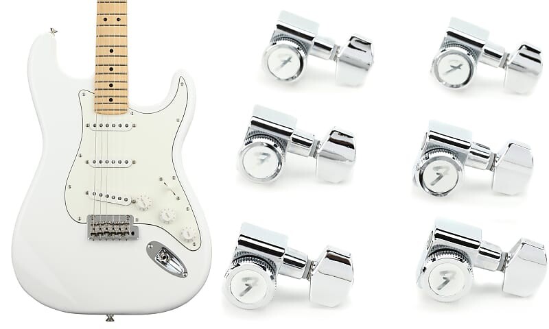 

Комплект Fender Player Stratocaster — полярно-белый с кленовой накладкой и замком Fender — набор инструментов для настройки Stratocaster/Telecaster — хром 0990818100=1 0144502515=1
