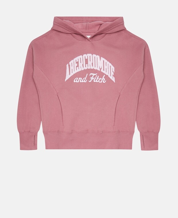 

Худи с капюшоном Abercrombie, розовый