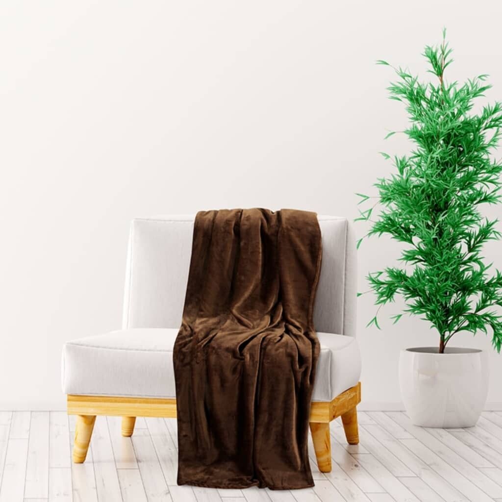 

Плед The ​​Living Store какао-коричневый 200х240 см полиэстер The Living Store