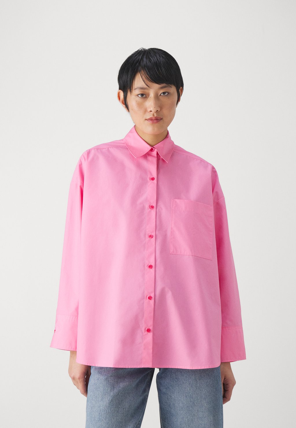 Блузка-рубашка EXIFA HUGO, цвет open pink Hugo