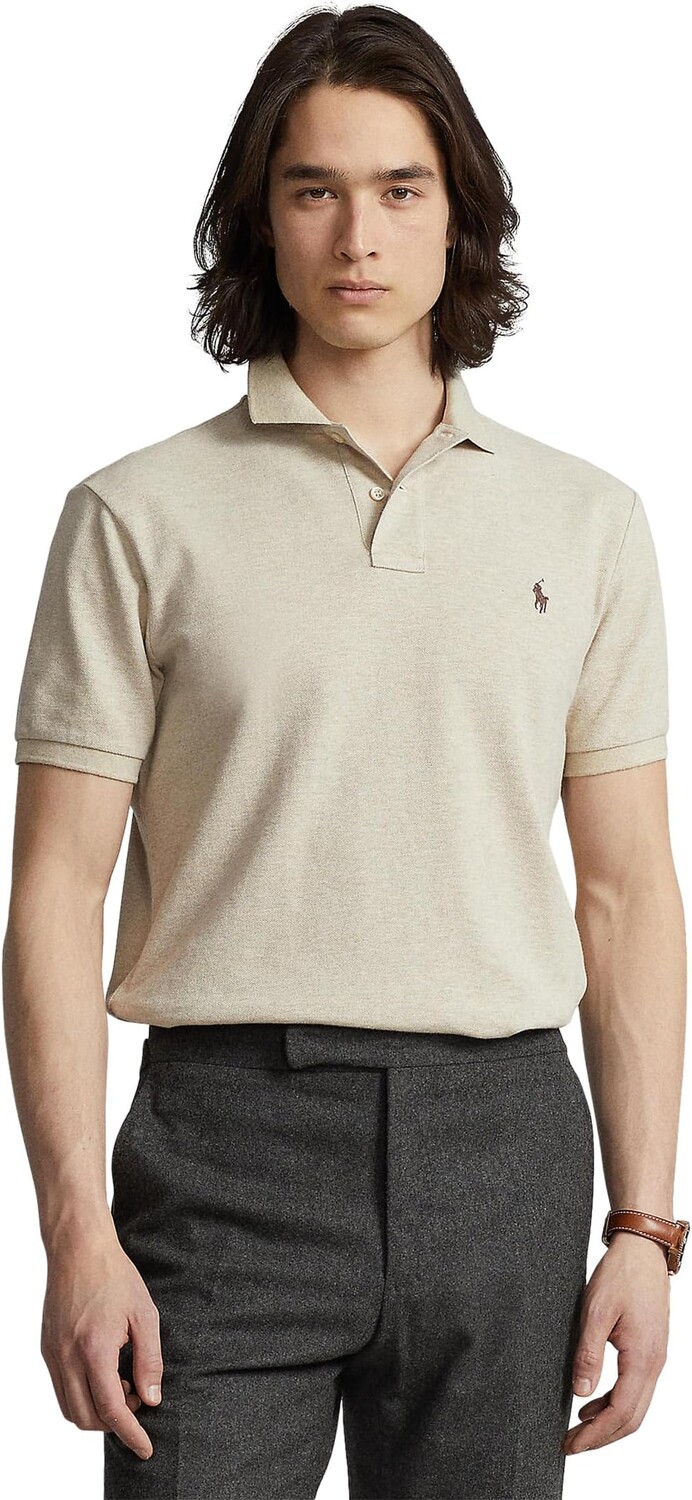 

Рубашка-поло Classic Fit Mesh Polo Shirt Polo Ralph Lauren, цвет Expedition Dune Heather 1