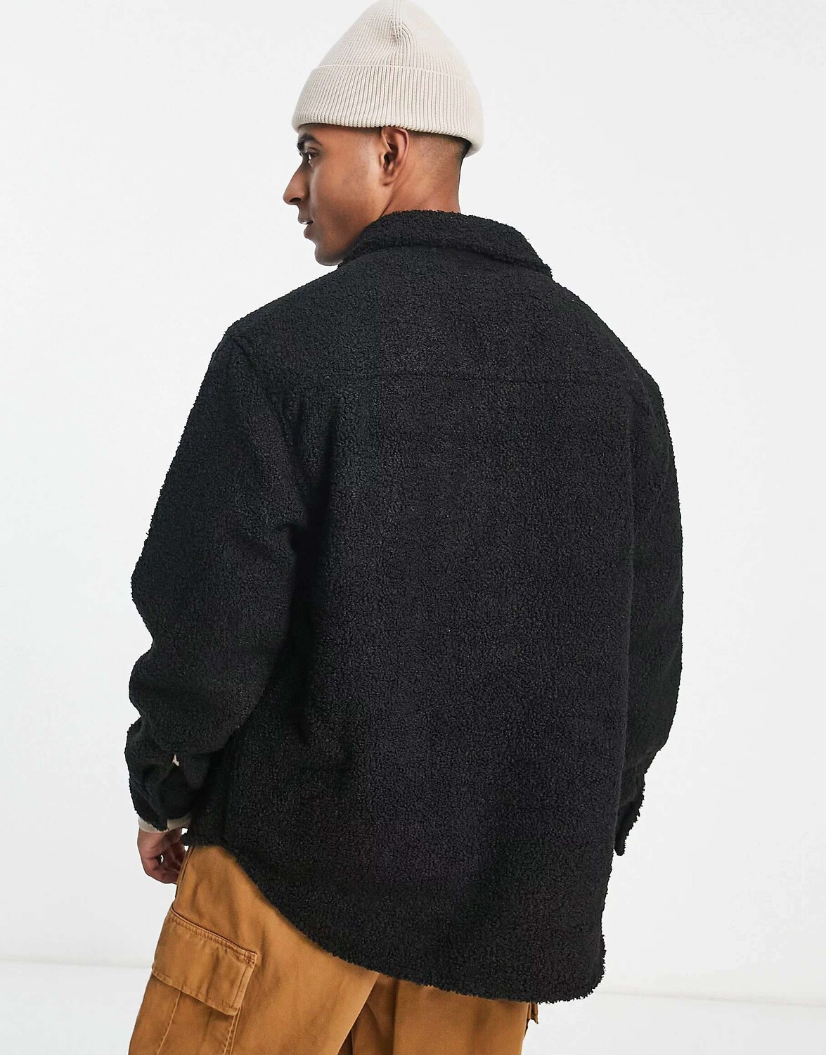 

Черная рубашка River Island borg