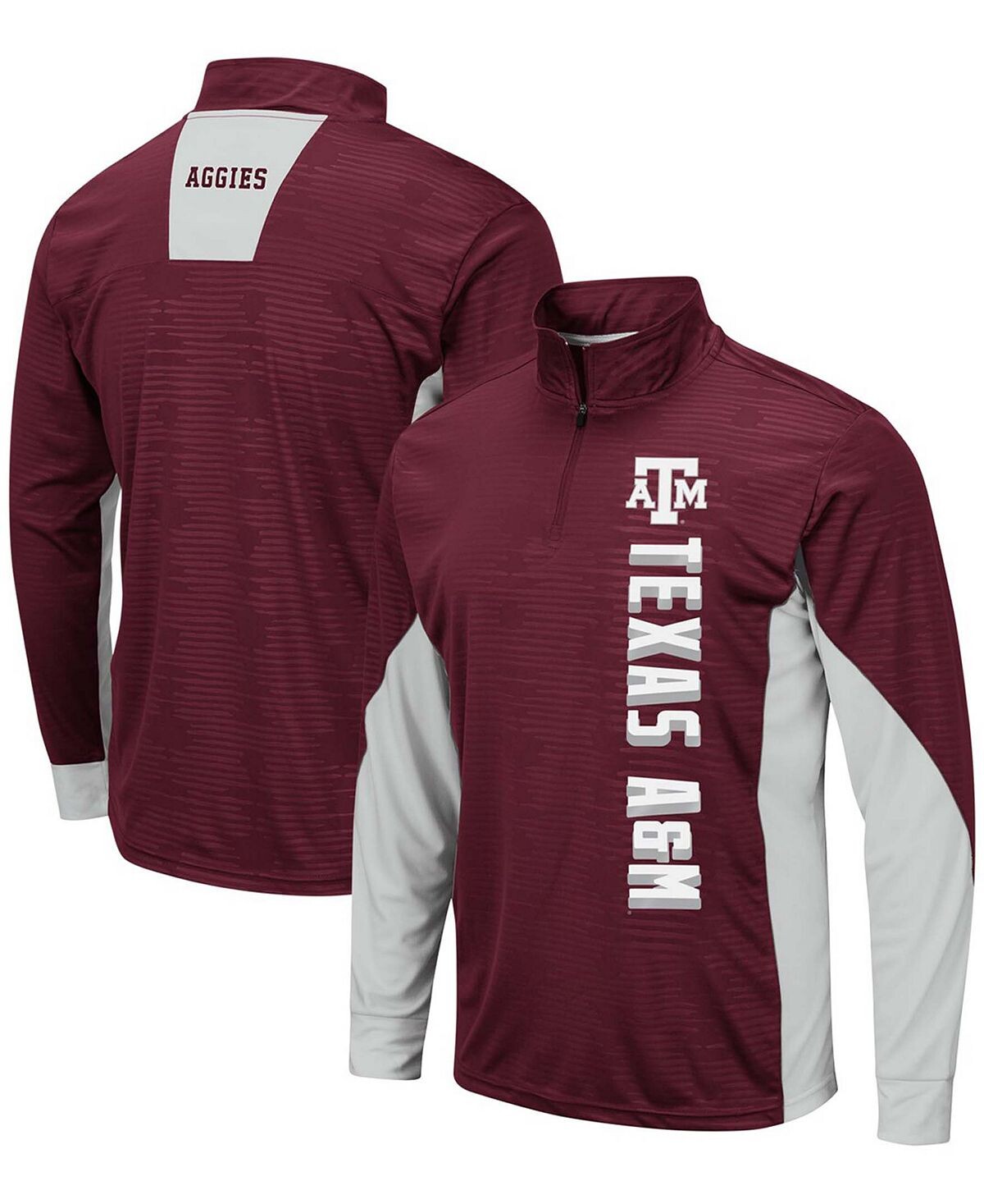 

Мужская куртка maroon texas a m aggies bart windshirt с молнией на четверть Colosseum