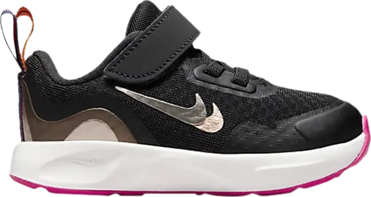 

Кроссовки Nike Wearallday SE TD 'Off Noir Metallic Pewter', черный