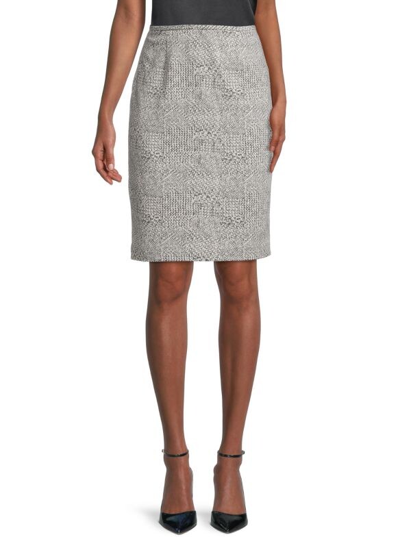 

Юбка - Карандаш Calvin Klein с принтом, black cream
