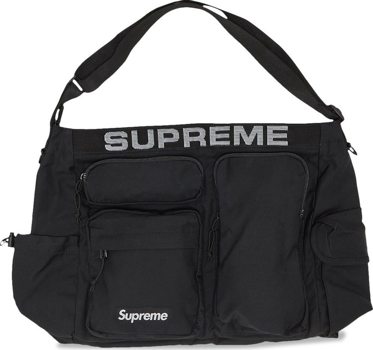 Сумка Supreme Field Messenger Bag Black, черный – заказать с