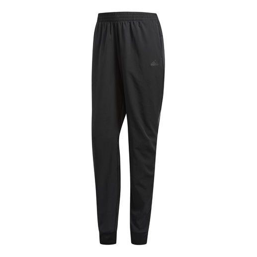 Повседневные брюки Adidas Running Casual Fitness BreathableTatting Long Pants Black, Черный