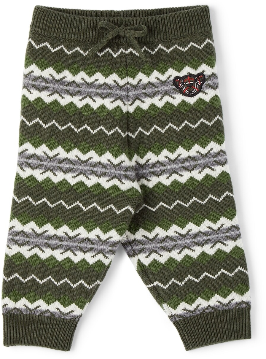 

Брюки Baby Green Fair Isle Lounge Burberry