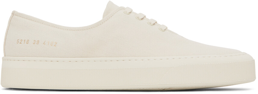 

Кроссовки Off-White с четырьмя дырками Common Projects