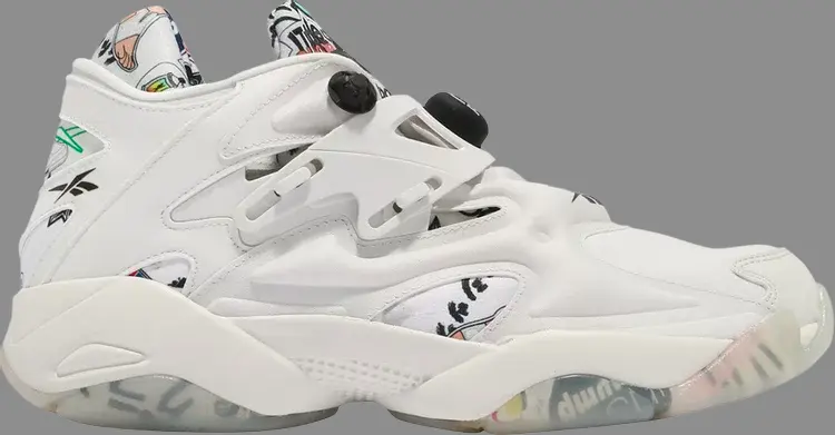 

Лимитированные кроссовки pump court 'true grey chalk' Reebok, серый