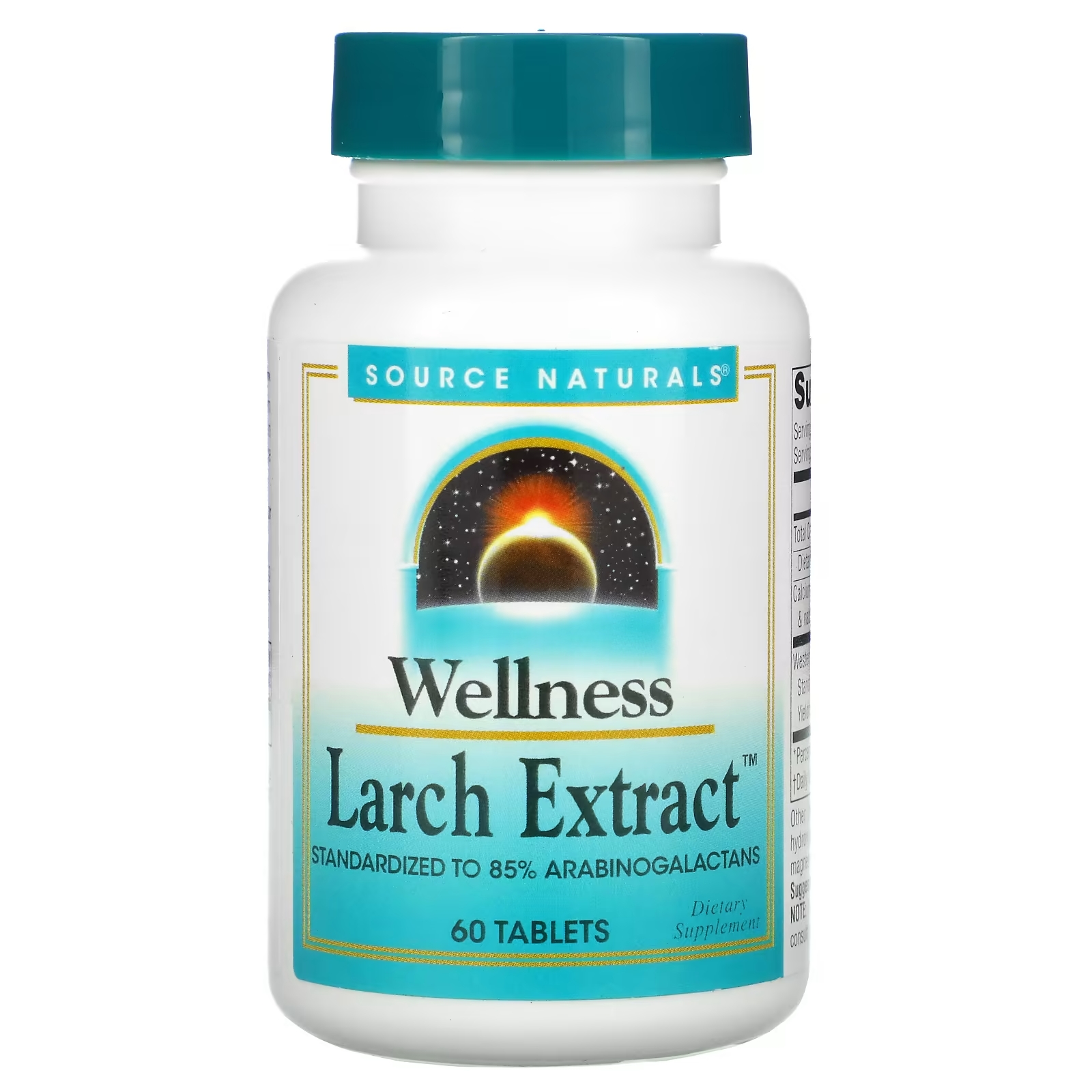 Source Naturals Wellness Экстракт лиственницы, 60 таблеток source naturals экстракт куркумы 100 таблеток