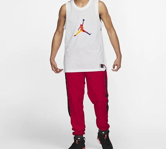 

Майка Nike Air Jordan Rainbow Large Basketball, белый