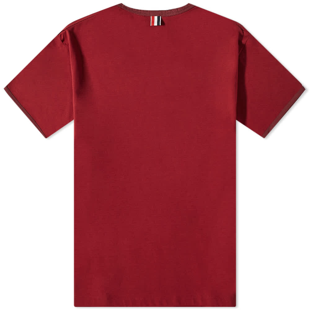 

Футболка Thom Browne Ringer Tee, Красный