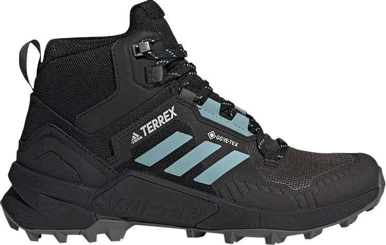 

Кроссовки Adidas Wmns Terrex Swift R3 Mid GORE-TEX 'Black Mint Ton', черный