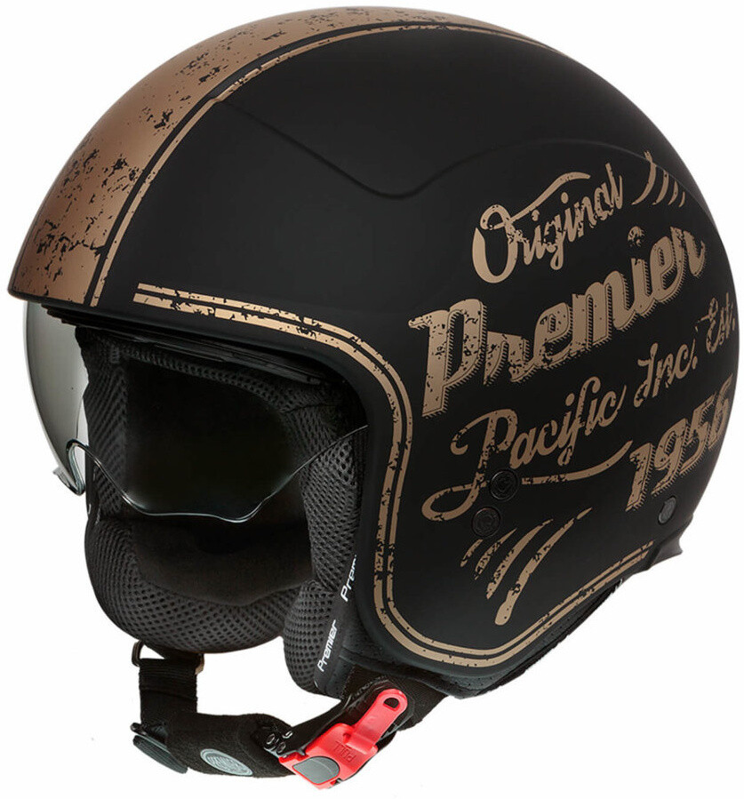 

Шлем мотоциклетный Premier Rocker OR, черный